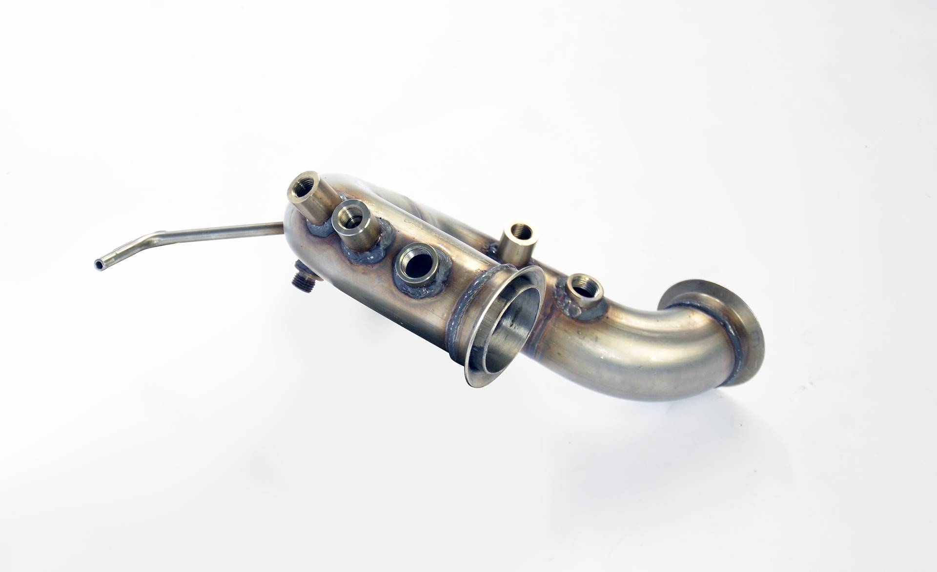 Turbo Downpipe (replaces diesel soot filter) With sensor bungs (Euro 6 engine)